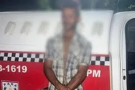 Suspeito, Criscivanio Marcelino dos Santos Macedo | Foto: Polícia Militar