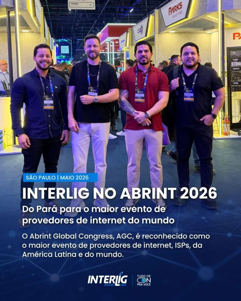 Do Pará para o maior evento de provedores de internet do mundo: Interlig participa do AGC 2026